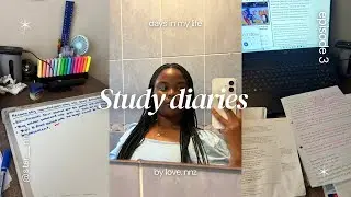 STUDY DIARIES 🖇️📝|| Peak exam season, lots of studying, burning out