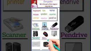 #shorts , parts of computer, computer basics, learn computer parts, computer peripherals