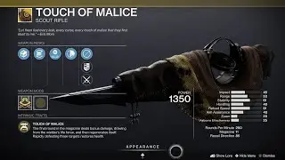 Destiny 2 Touch of Malice exotic drop King's Fall