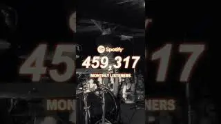 600,000 MONTHLY LISTENERS??? Thank you so much everyone😭🖤 #music #metalcore #spotify