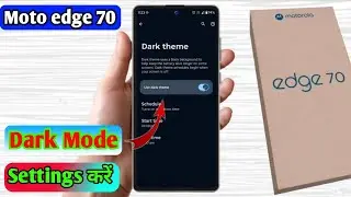 motorola edge 70 me dark theme kaise lagaye, motorola edge 70 me dark mode off karna