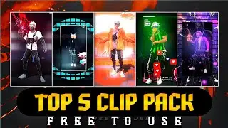💫 Free Fire Top 5 Clips 🔸ff Clips For Editing🔸ff Emote Clips 🔸ff clip 💫