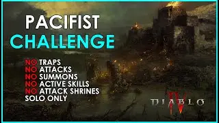 Can You Beat Diablo 4 Without Attacking? (Pacifist Challenge Run)