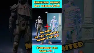 🔥 100 rp outfit color combinations Design 🔥📸 #bgmi #pubgmobile #pubgm #shortsvideo #short