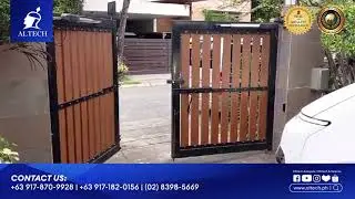 Swing Gate installation with SW-02 Gate Opener #altech #swinggateopeners