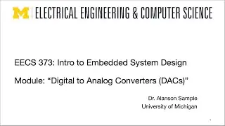 EECS 373 - Fall 2023 - Lecture 13: “ADCs” & 