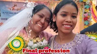 Sr.Dibya toppo || Final Religious profession♥️ || Thanksgiving mass ||Miss dp