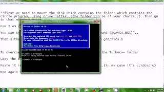 How To Run Graphics Program In DOSBOX.