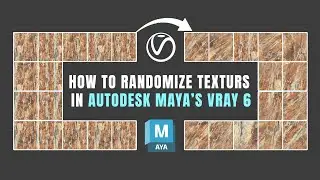 Vray 6 UV Randomizer Tutorial in Autodesk Maya 2024