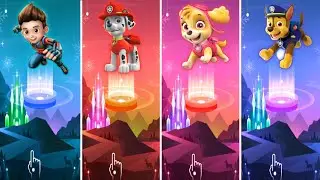 Paw Patrol Team Ryder vs Marshall vs Skye vs Chase - Beat Jumper