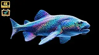 3D HOLOGRAM: 🌊 NEON INDIAN OCEAN ANIMALS RELAXING MUSIC! ✨