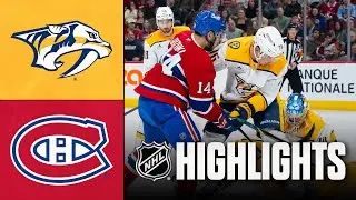 NHL Highlights | Predators vs. Canadiens | October 16, 2025