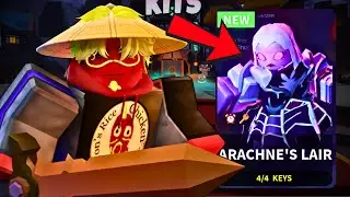 How to BEAT the ARACHNE'S LAIR Solo & First Attempt! (Roblox Bedwars)