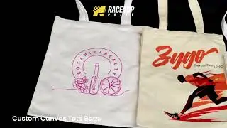 RacetopPrint Custom Canvas Totes 👜