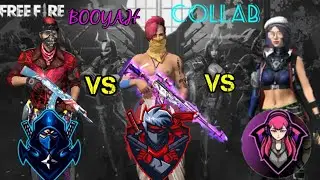 FREE FIRE COLLAB --UTKARSH GAMING ZONE VS TECHNO GAMING S.J.VS PUPPET SAMMY GAMER