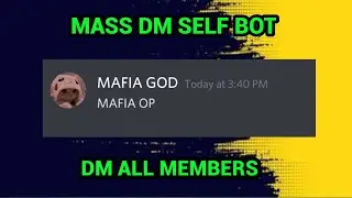 SERVER MASS DM | DISCORD MASS DM SELF BOT | ANDROID MASS DM BOT