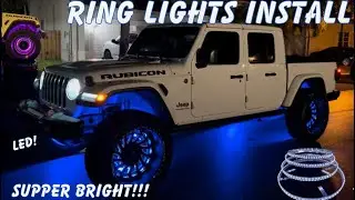 Jeep Gladiator JT, &ldquo;LED&rdquo; wheel ring light install (With little brother)