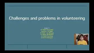 Challenges and problems in volunteering