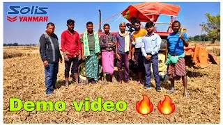 Solis 4215 4wd 43hp Tractor Rotavator Performance Demo Video 🔥🔥💪