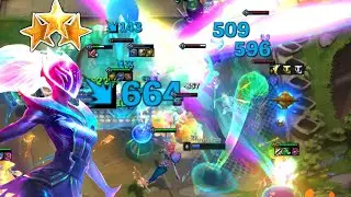 3 Star Lux in SET 10 TFT! Lux ults the WHOLE BOARD!!  EDM & DAZZLE