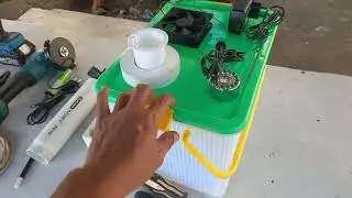 membuat mist maker untuk menjaga kelembapan kumbung jamur