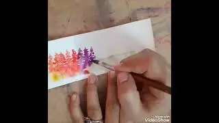 Misti Colorful Pine Trees ❤️🌲