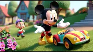Mickey&rsquo;s Tiny Car Rolled Down the Hill AV1 | Funny Toddler Song | Kids Rhymes