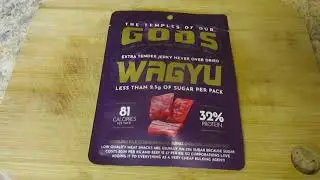 The Temples Of Our Gods - Wagyu Jerky - Iceland - £1.00 - Snack Review