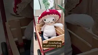 Crochet mushroom guy with me! 🍄