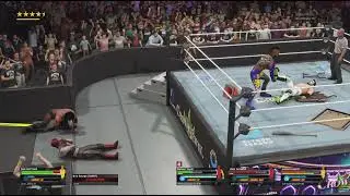 #WWE2K25 - Rapture v Brie v DT v Skinner v Havoc | Dark Match