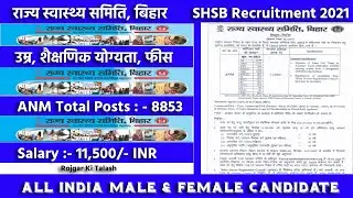 Bihar ANM Vacancy 2021 | Bihar ANM Requirement 2021