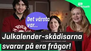 Skådisarna från årets julkalender svarar på ERA frågor!