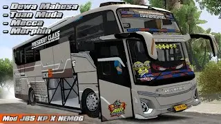 KP X NEMOG Mod JB5. Livery QQ Trans NTTS Asyrof Green Kemuning. Bussid