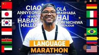 Multilingual Marathon: 12 Languages and 36 Questions | Crazy Penalties | Language Chameleon |Anthony