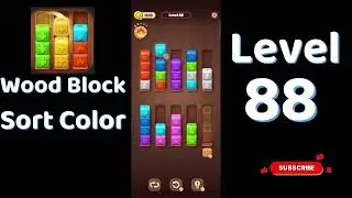 Wood Block Sort Color Level 88 Walkthrough 🧱🎨 | Relaxing Puzzle Game | Go Answer