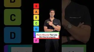 Men&rsquo;s Vitamin Tier List: Doctor&rsquo;s picks for Longevity 💪🏽