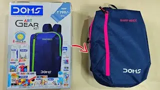 Doms Gear Kit Full Unboxing 🔥 | Complete Stationery Set Review | Worth It or Not?