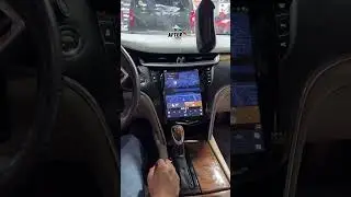 ANDROID TESLA SCREEN FOR CADILLAC XTS #uae #cadillac #carscreen #android #cars