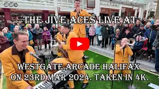 The Jive Aces Live at Westgate Arcade Halifax on Saturday 23rd March 2024. Taken in 4k.