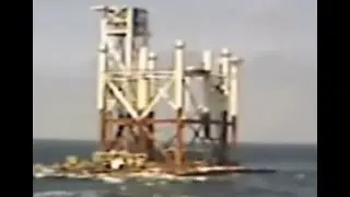 Offshore - Installation of Gravity Base Structure (GBS) on the North Sea