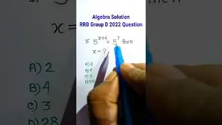 Algebra Tricks | Algebra| Powe Math Tricks| Algebra for RRB Group D Exam 2022 | #shorts