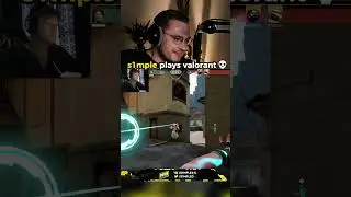 s1mple tries valorant 💀