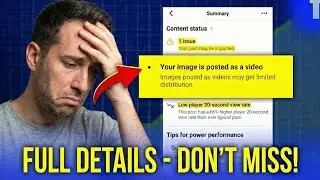 Facebook Your image is posted as a video problem fix | How to solve Your image is posted as a video