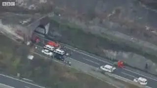 Japan Sasago motorway tunnel collapse