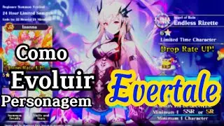 Evertale - Como evoluir personagem