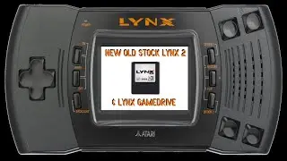 Atari Lynx Model 2 New Old Stock & GameDrive