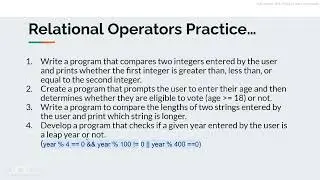 Mastering Relational Operators in C++ | Practice Code Tutorial