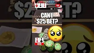 Raised pre-flop and called 7 ways.  That's no limit texas holdem poker!!!  #shorts