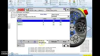 ABB IRC5 Robotics How to SIMULATE INPUTS  MANIPULATE OUTPUTS FROM FLEX PENDANT