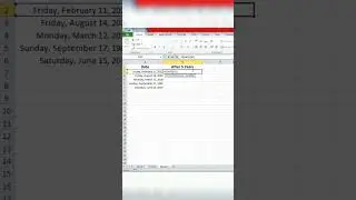 EDATE FORMULA IN EXCEL...